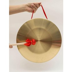 꽹과리 악기 32cm 꾕과리 전통 전통악기 꽹가리 해머, 1개, 15cm