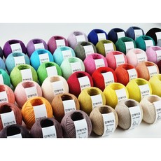 가늘면 착하면 시리즈 가는버젼 뜨개실, 001. 스노우, 1개