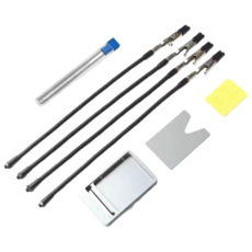 【ProTap】電烙鐵支架配件套裝，含鱷魚夾、清潔海綿、助焊劑，穩固底座，焊接好幫手, 1個, PRTACS01