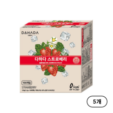다하다 스트로베리 티백, 1.2g, 100개입, 6개
