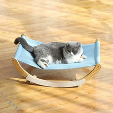 고양이 해먹 그네 흔들침대 반려묘 소형 강아지 반려동물, 1개, 셰이커(회색천)사이즈(59x37x20cm)