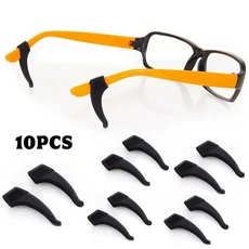 안전고글 1쌍 투명 여성 보호 측면 유연한 안경 쉴드, 10PCS  Ear Grips, 10개, 단일