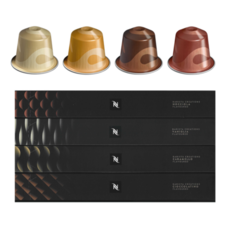 네스프레소 캡슐 오리지널 정품 바리스타 4종 세트 바닐라향 캐러멜향 초콜릿향 헤이즐넛향, 5mg, 1개, 40개입