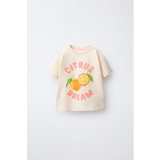 자라 ZARA 과일 프린트 티셔츠 - 귤 1716313643 970637