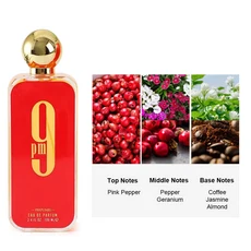 쿠쿠스토어 100ml 오리지널 남성 향수 아라베스 롱래스팅 바디 스프레이 콜로뉴 페로몬 오 드 퍼퓸 플로럴, 03 Red