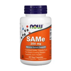 나우푸드 SAMe 메티오닌 200mg 60베지 캡슐, 60정, 1개