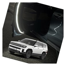 디올뉴싼타페 면발광 도어라이트 MX5 사이드램프 전구 화장거울, 2Way(LED바+도어모듈+DIY풀키트) 웜화이트1M