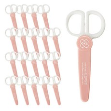 반창고닷컴 플라스틱 안전커버 가위, 100개