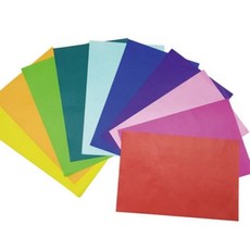 색습자지 색화지 8절 파랑 100매입 360x240mm 포장재료 선물포장용품