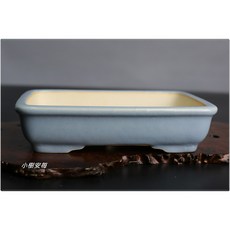 小樹安每 中國盆缽-中國宜興 均釉外緣長方鉢 16cm, 1個