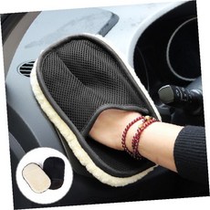 차량 세척 장갑 극세사 천 손 세차 도구 자동차 관리 청소용품, 블랙 장갑, 1개