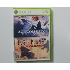 XBOX360 에이스컴뱃6 로스트 플래닛 합본 일판 중고