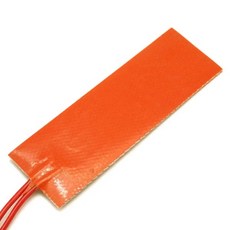 12V 30-300mm 유연한 방수 실리콘 히터 가열 패드 오일 탱크 전기 와이어, 09 150x150mm 75W 220V