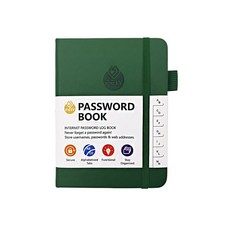 FEIY A6 密碼本 英文 地址本 電話本 帶階梯筆記本 可定製, 1個, 綠色【支持貼標】,A6, 綠色