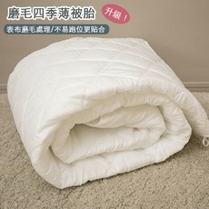 棉床本舖 磨毛被胎 雙人-6尺X7尺 四季薄被胎 表布升級 台灣製