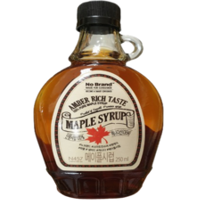 노브랜드 유리병 메이플시럽 250ml