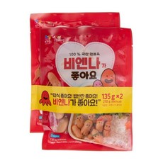 목우촌 비엔나가 좋아요 135g+135g, 270g, 2개