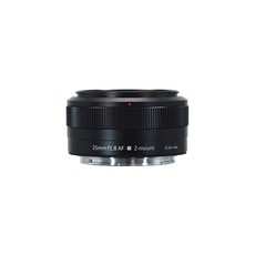 SGimage AF 25mm F1.8 카메라 렌즈 소니 E 후지 X 니콘 Z마운트 카메라용 APS-C 자동 초점 렌즈, 블랙 Nikon Z-mount