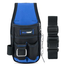 MELOTOUGH 작은 공구 홀더 스냅 클립을 가진 최소한도 일 조직자 공구 주머니 및 칼 홀더 공구집 공구 저장 다용도 펜치 가방, 1개