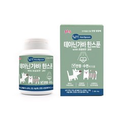 38.5 고양이 강아지 안정 진정 영양제 테아닌가바 한스푼 스트레스 긴장완화 분리불안 수면개선 합사 이사 강아지 고양이 안정제 진정제, 3개, 스트레스완화/안정/집중력관리