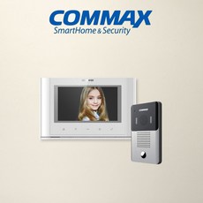 코맥스 4선식 아날로그 아파트 주택 현관 초인종 교체 설치 인터폰 비디오폰 CAV-77M, C지역(설치의뢰), CAV-77M 초인종포함세트(화이트)
