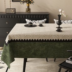 방수 오염 방지 테이블보 고밀도 직조 항균 방수 원단 도톰한 두께, 1개, 140*180, 그레이 브라운