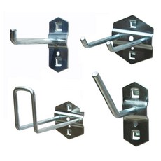 라인테크 공구걸이대 후크 타공판 후크, L 자형 후크 150mm, 1개