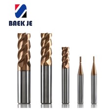 4CKS 4날 ~6mm 강용 초경 엔드밀 탄소강 금강 연강 가공, 4CKS010, 1개