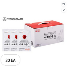 연두팜 아빠의주스 사과즙 100ml 40개입