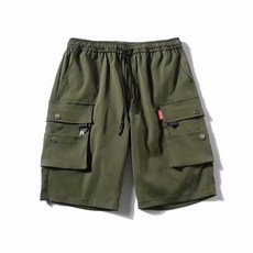 JAPLAY 美式工裝短褲 男生寬鬆多口袋五分褲