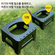 캠핑용 휴대용 접이식 성인 이동식 차량용 비상 간이변기 여행용 방취 기능 포함, 1개, 접이식 마분지 의자 소형 그레이