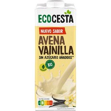 스페인 에코세스타 슈가프리 바닐라 오트 드링크 음료 ecocesta oat and vanilla drink, 4개, 1L