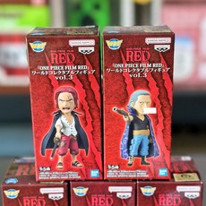 BANPRESTO ONE PIECE 海賊王 航海王 電影版 RED WCF vol.3 公仔, 1個, 小全套 兩種