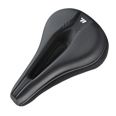 시그니처베이지 자전거 무통증 안장 커버 실리콘 쿠션 YPZ236, 1개, 블랙