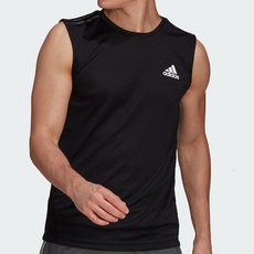 adidas 愛迪達 3S 男士無袖背心 T 恤