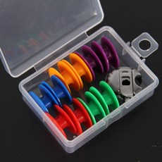 電腦平車塑料梭芯, 1個梭殼10個塑料梭芯送盒, N/A, 1個梭殼10個塑料梭芯送盒, N/A