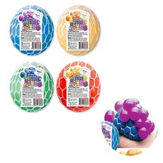 찐득이 박살 포도말랑이 요요 주물럭 스트레스 어린이 개구리알, 단품, 1개