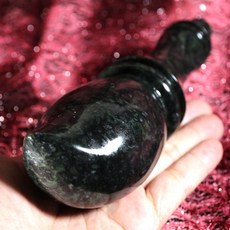 台灣墨玉文昌筆 手工原創大筆進財19公分 玉石大筆進財 鎮宅避邪蒐藏品, 1個