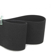 삼중직 허리밴드 허리고무줄 블랙 60mm