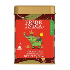 Pride Of India Natural Energize 허브 티 25개 6팩 티백 150개 @ 봉지당 $0.16 툴시 홀리 바질과 아삼 홍차의 혼합 부스팅 맛 훌륭한 가치 메, 6-Pack (90 Tea Bags)