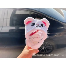 SKZOO Stray Kids 지원 램프 보호 커버 방진 및 낙하 방지 귀여운 만화 디자인 팬 전용, 07 baimao, 07 baimao