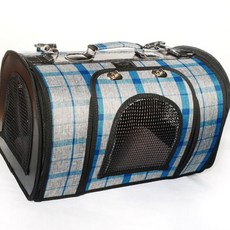 엔케이디 켄넬케이지 강아지 이동가방 블루