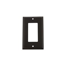 노스탤직 웨어하우스 뉴욕 빈티지 레트로 스위치 커버 플레이트, 싱글 록커 및 아울렛, 타임리스 브론즈