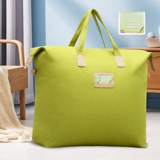 캔버스 보관 가방 휴대용 담요 대용량 면 이불 유치원용, D. 【⭐두꺼운 트윌 캔버스】다크 포레스트 그린