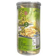 宜蘭縣五結鄉農會 夢田米菓 (五種口味) 寶寶米餅 副食品 米果 糙米 黑米 蝦味 紅藜 玉米, 80g, 1個
