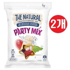 [호주정품직구] 호주 더 내추럴 The Natural 파티 믹스 젤리 Party Mix Jellies - 천연 무색소 무향료 건강 젤리, 220g, 2개