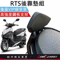 【正鴻機車行】機車後靠背 RTS後靠墊組 光陽後靠背, 1個