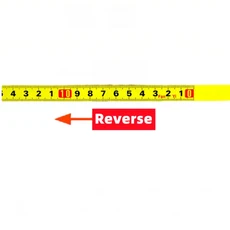자체 접착 측정 테이프 스테인레스 스틸 작업대 눈금자 미터법 녹 방지 내구성, 09 Reverse - Yellow, 03 4M