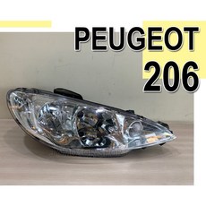 》傑暘國際車身部品《全新 PEUGEOT 寶獅 206 晶鑽 原廠型 大燈 頭燈 1900元DEPO製, 1個, 右邊(副駕駛座)