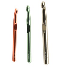 下單暴富 廠家 10MM 12MM 15MM粗號氧化鋁毛衣鉤針 編織工具毛衣針勾針批發, 3支1套, 1個